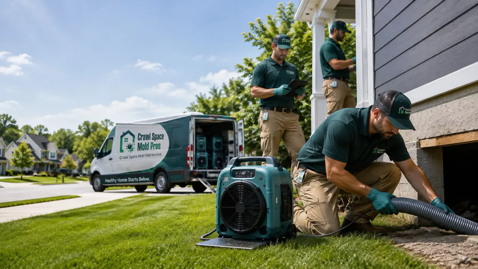 Crawl Space Mold Removal in Fairfax, OK